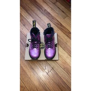 Dr Martens 1460 Glitter Pink Girls Boots Size 10 Toddler